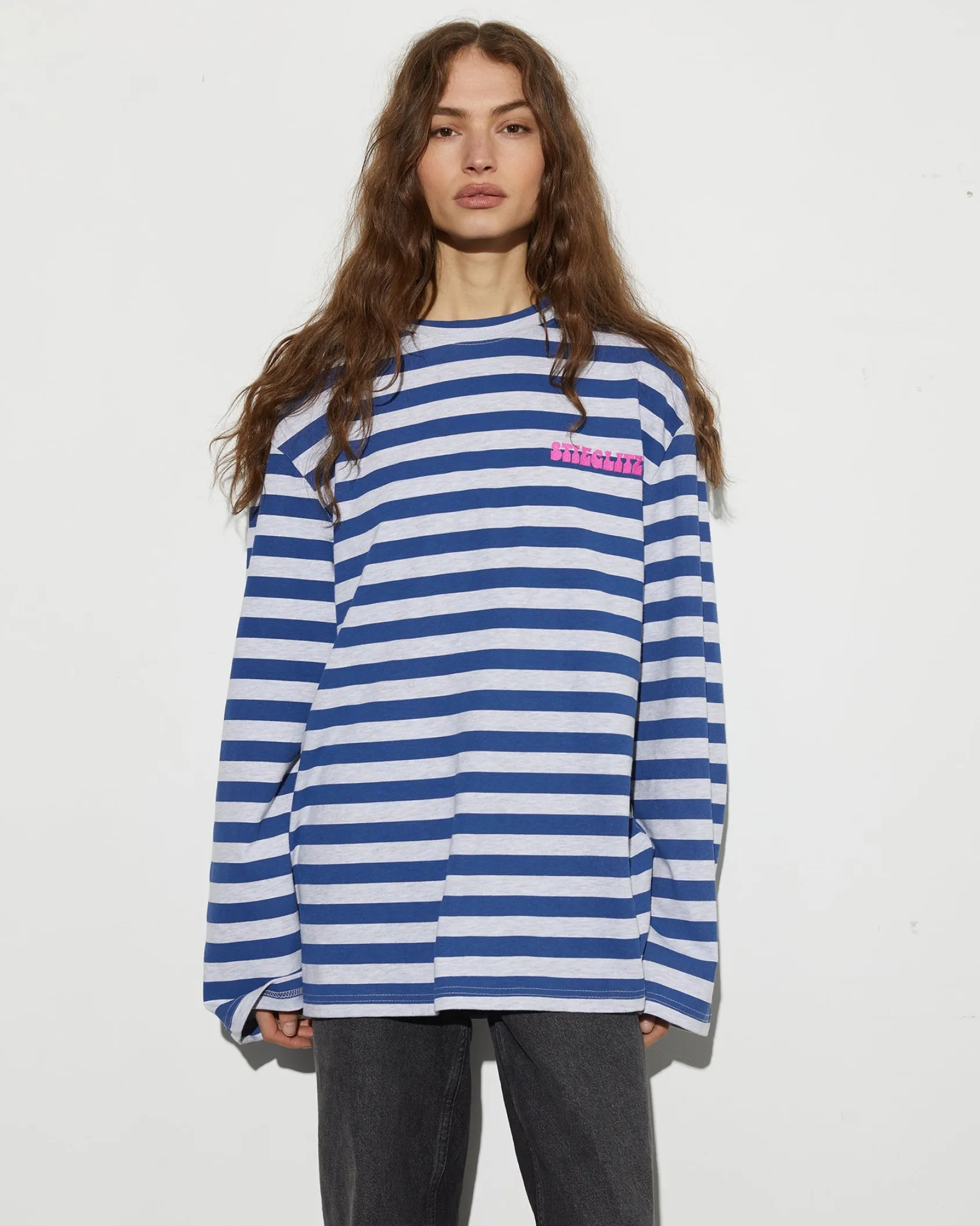 Cheap STIEGLITZ Ada Wide Skate Longsleeve | Melange Grey