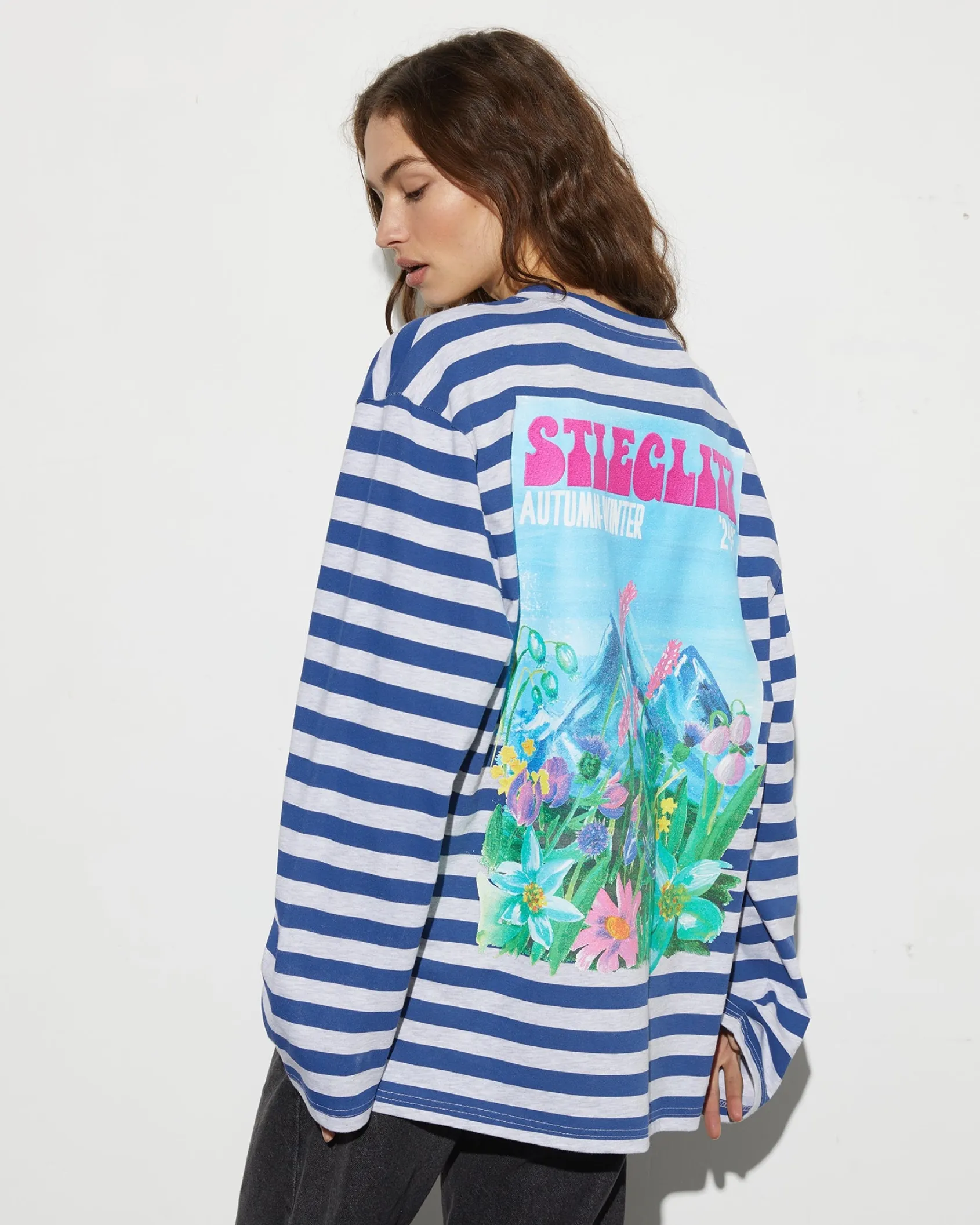 Cheap STIEGLITZ Ada Wide Skate Longsleeve | Melange Grey