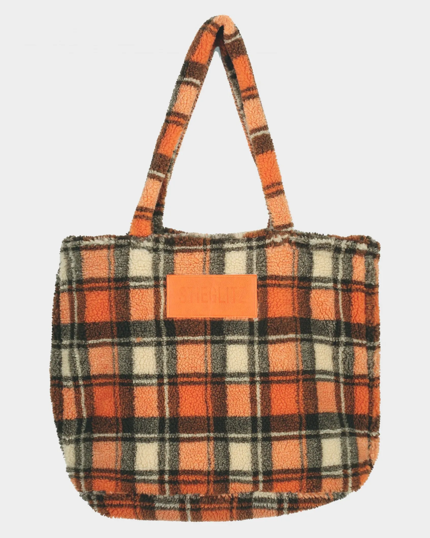 Cheap STIEGLITZ Check Teddy Bag | Orange