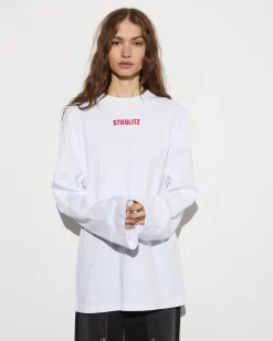 Cheap STIEGLITZ Chessa Wide Skate Longsleeve | White