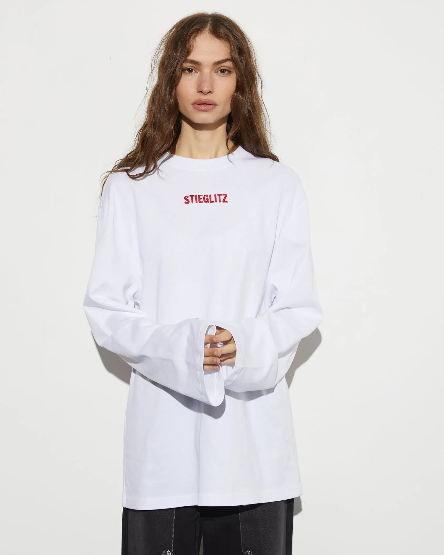 Cheap STIEGLITZ Chessa Wide Skate Longsleeve | White