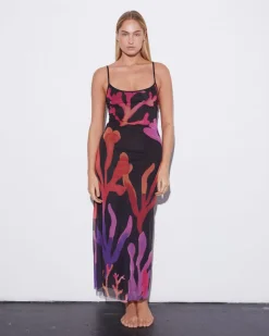 Sale STIEGLITZ Corale Mesh Dress | Black