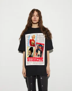 Shop STIEGLITZ Dunja Oversized T-shirt | Black