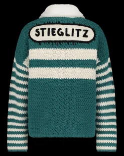 Flash Sale STIEGLITZ Kayden Crochet Jacket | Green