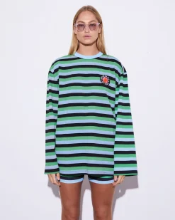 Flash Sale STIEGLITZ Leah Wide Skate Longsleeve | Blue