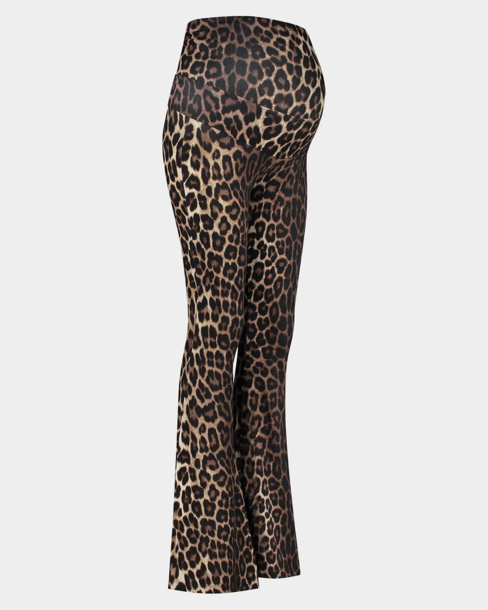 Cheap STIEGLITZ Leopard Maternity Flared Broek | Brown