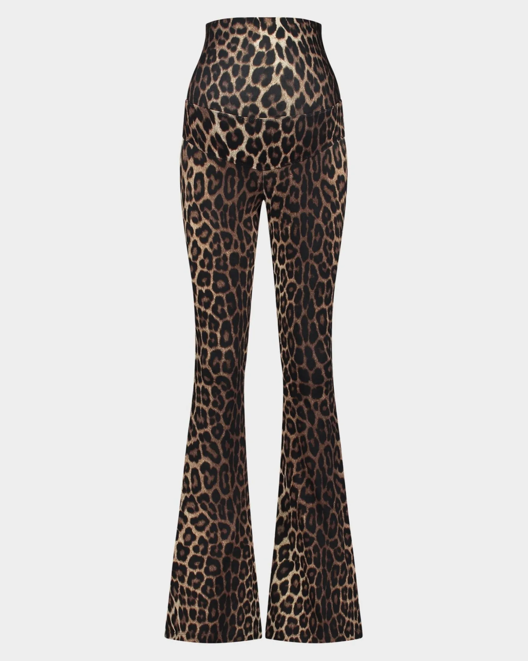 Cheap STIEGLITZ Leopard Maternity Flared Broek | Brown