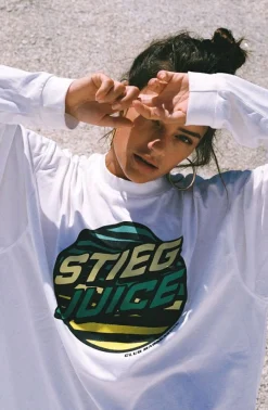 Cheap STIEGLITZ Stieg Juice Skate Longsleeve | White