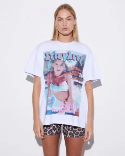 Hot STIEGLITZ Vanessa Oversized T-shirt | White