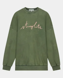 Shop STIEGLITZ Worn Out Sweater | Green