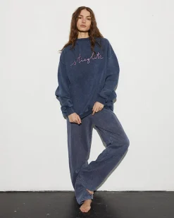 Flash Sale STIEGLITZ Worn Out Sweater | Washed Blue