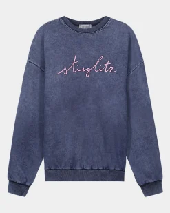 Flash Sale STIEGLITZ Worn Out Sweater | Washed Blue