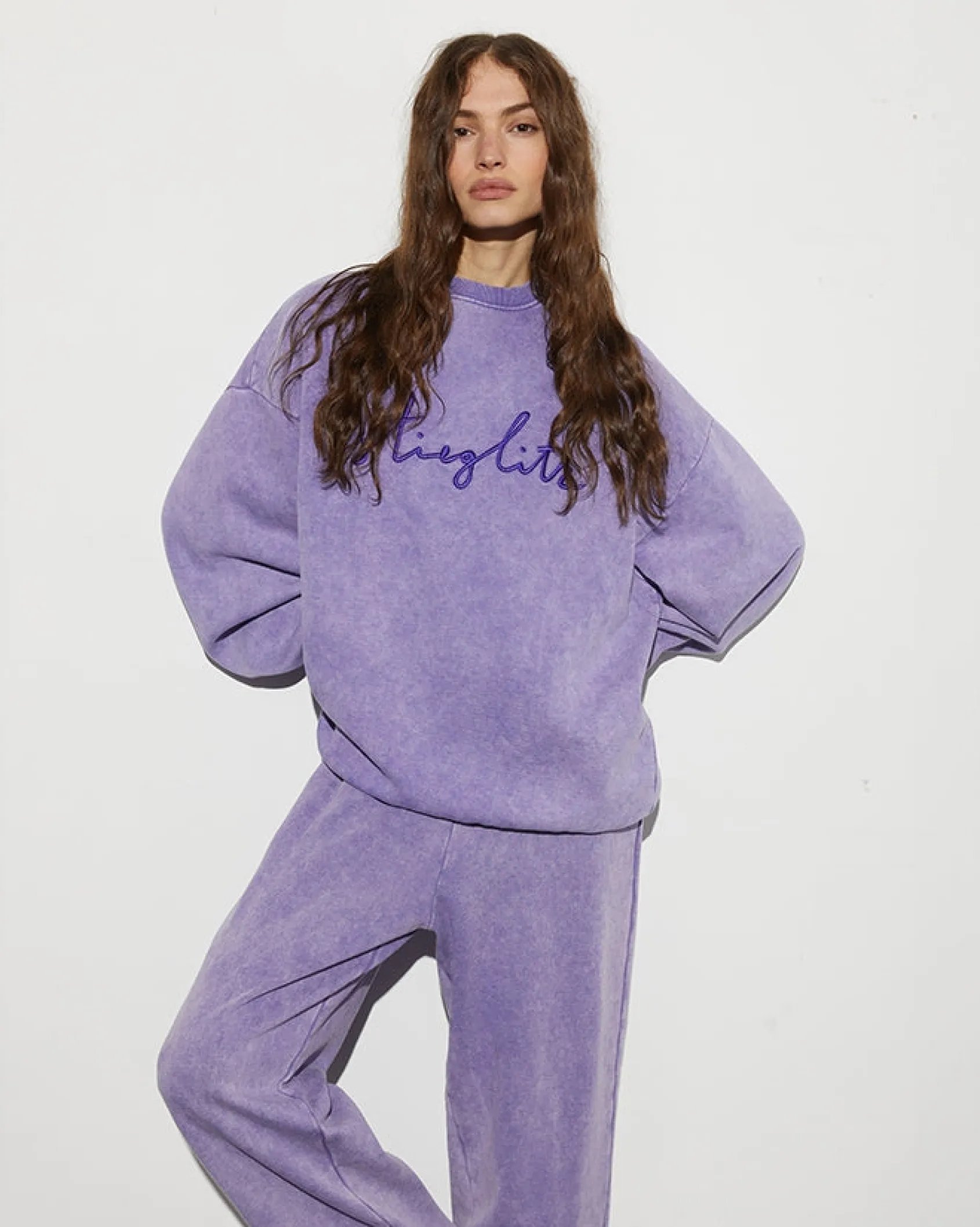 Shop STIEGLITZ Worn Out Sweater | Washed Purple