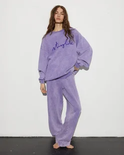 Shop STIEGLITZ Worn Out Sweater | Washed Purple